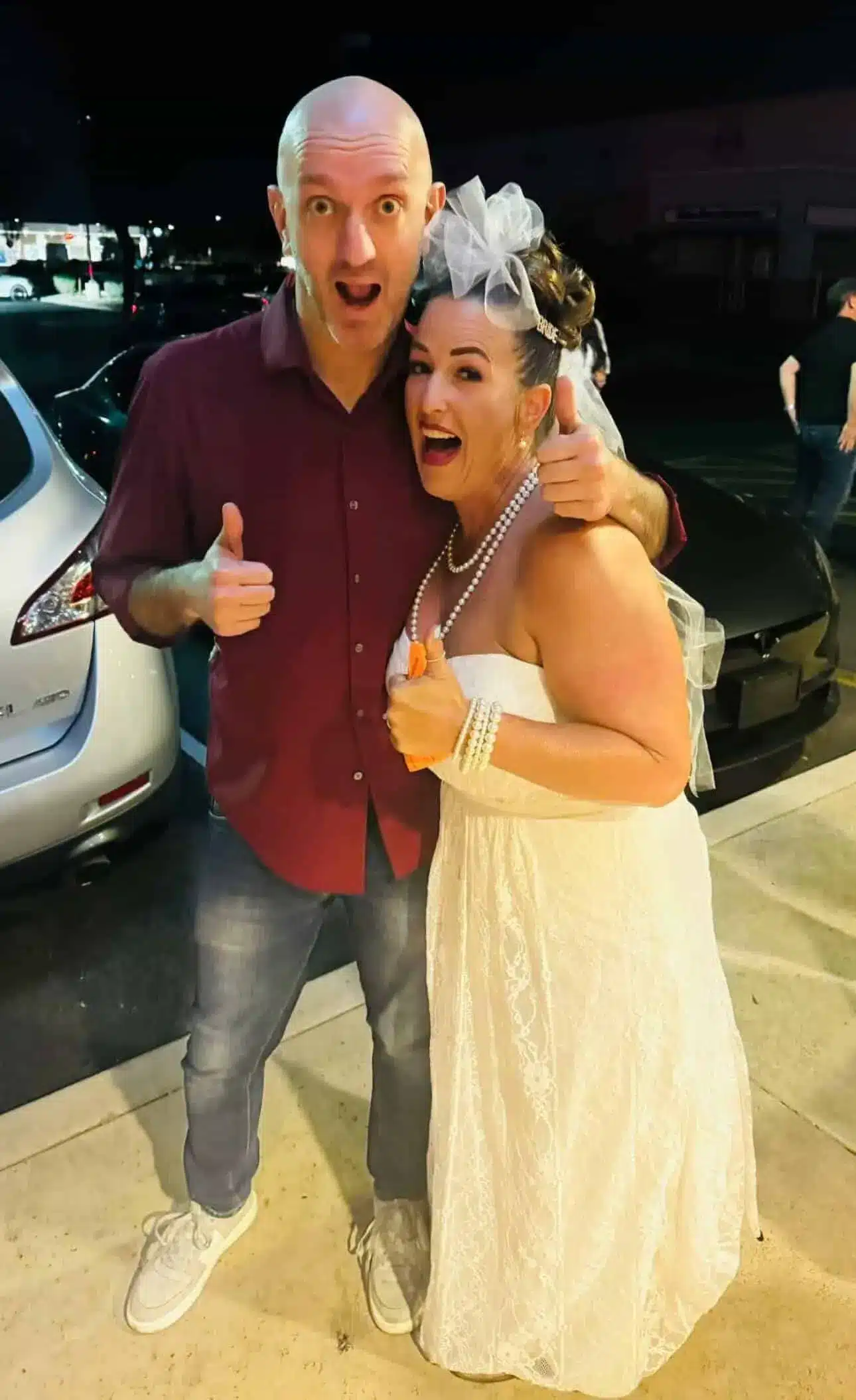 Paul and Krista after the show